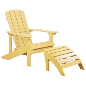 Cadeira de jardim ADIRONDACK Amarelo
