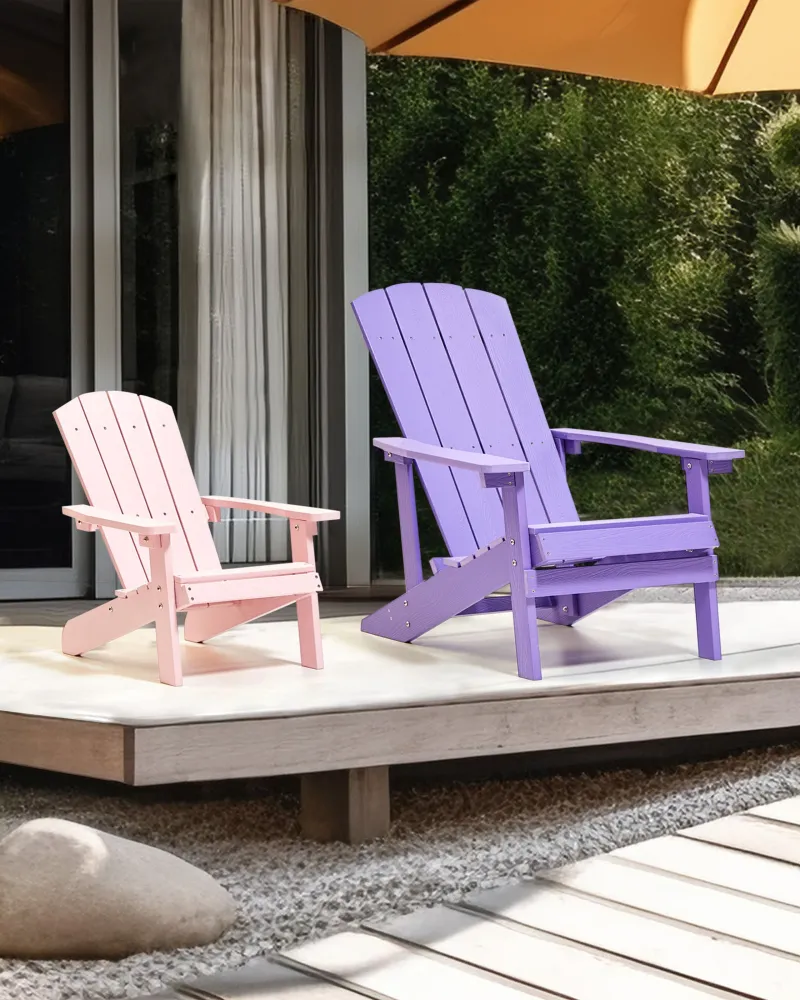 Cadeira de jardim ADIRONDACK Roxo
