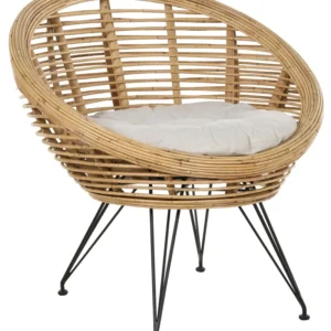 Cadeira de jardim MARATEA Rattan Genuíno
