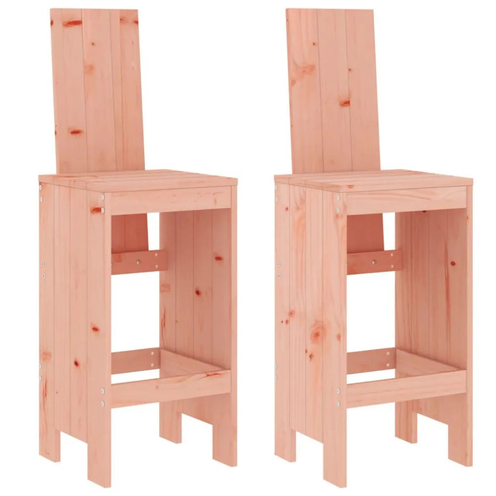Cadeiras de bar 2 pcs 40x42x120 cm madeira de douglas maciç