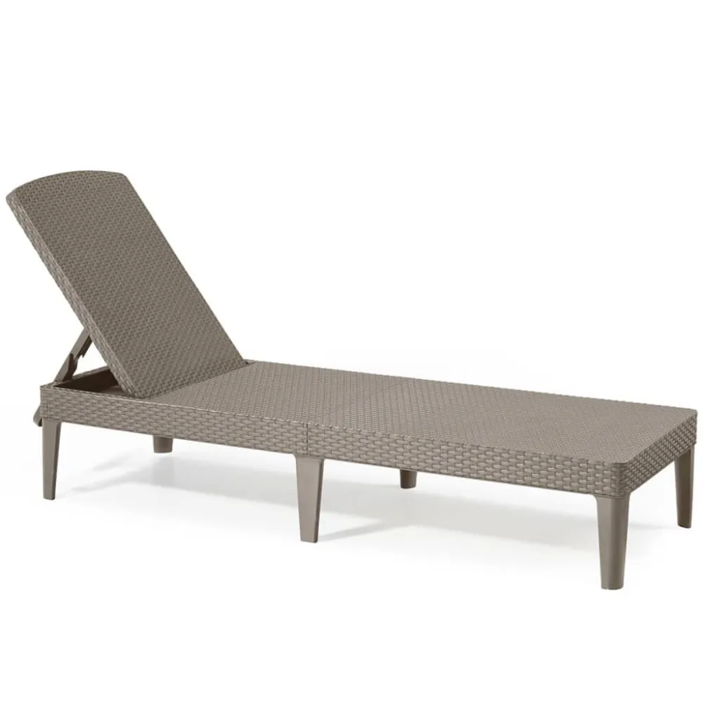 Keter Espreguiçadeira Jaipur cor cappuccino 235163