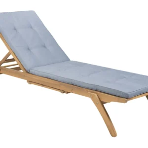 De pau Reclining Sun Lounger Cushion Blue CESANA