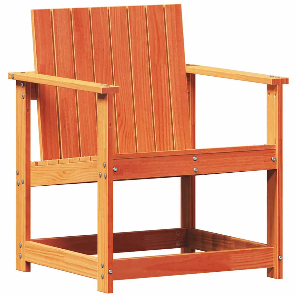 3 pcs conjunto lounge de jardim pinho maciço castanho-mel