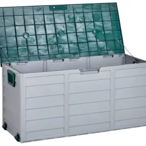 Caixa para exterior cinzento e verde 112 x 50 cm LOCARNO para Montagem Fácil