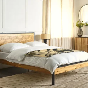 Cama Articulada Cama de casal castanha clara 140 x 200 cm ERVILLERS