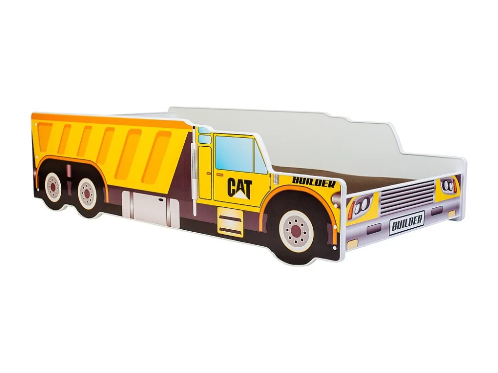 Cama de solteiro infantil RIKO KSB015 70x140 cm Amarelo