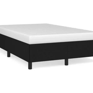 Estrutura de cama 120x190 cm tecido preto