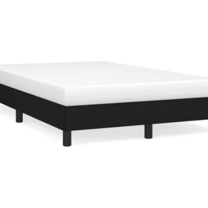 Estrutura de cama 120x190 cm tecido preto