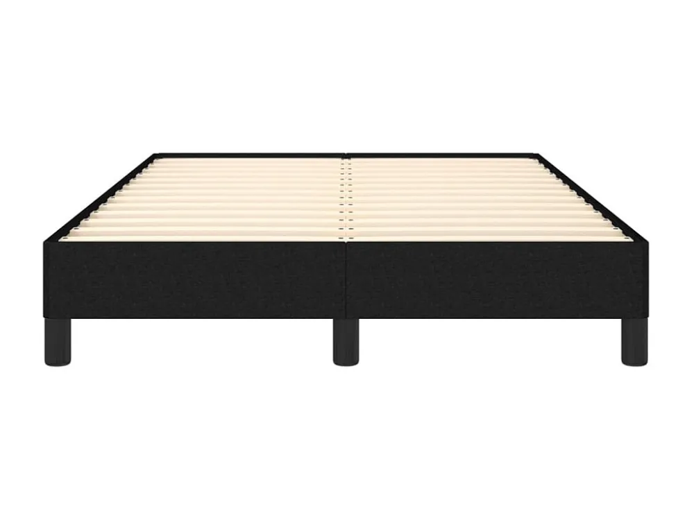 Estrutura de cama 120x190 cm tecido preto