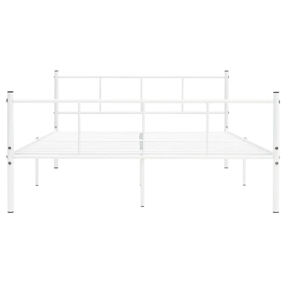 Estrutura de cama 120x200 cm metálico branco