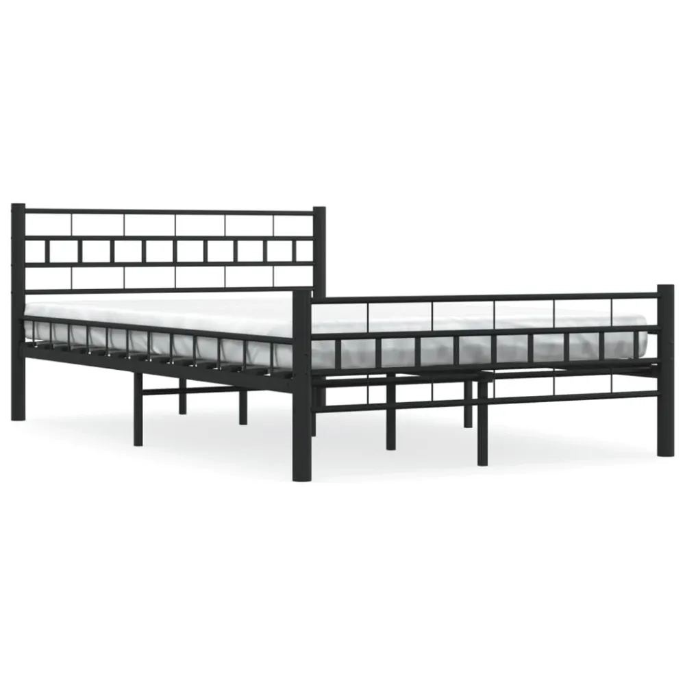 Estrutura de cama 120x200 cm ço preto