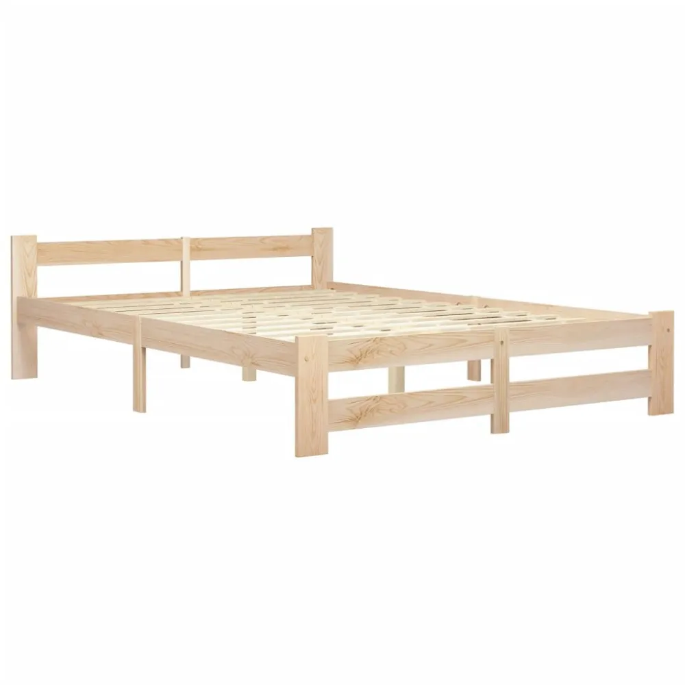 Estrutura de cama 180x200 cm pinho maciço