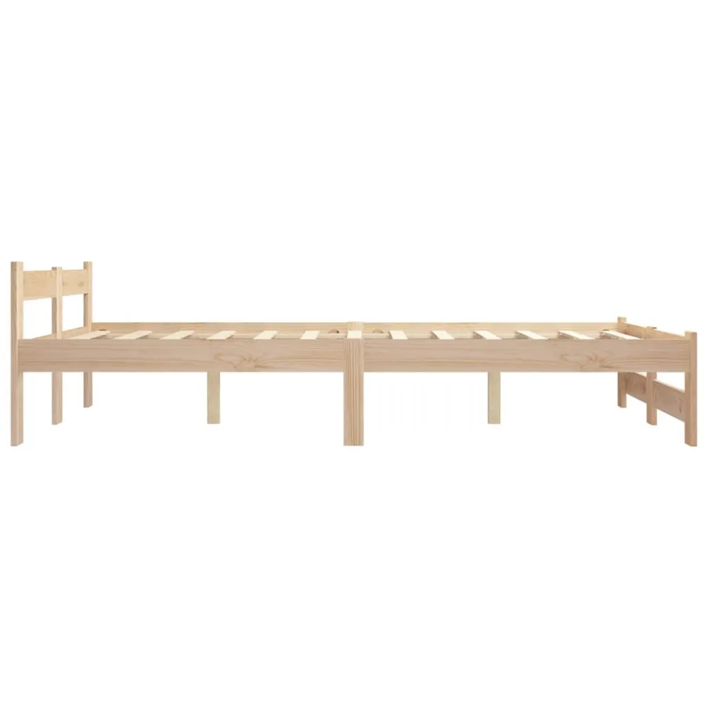 Estrutura de cama 180x200 cm pinho maciço