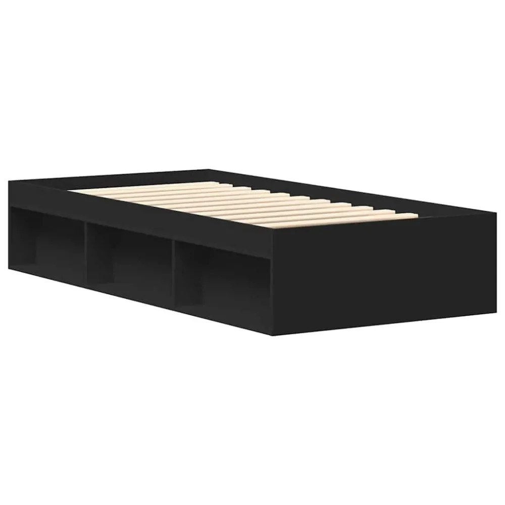 Estrutura de cama 90x190 cm preto