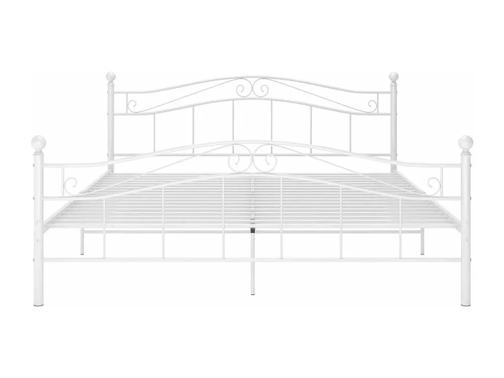 Estrutura de cama metálico 160x200 cm branco