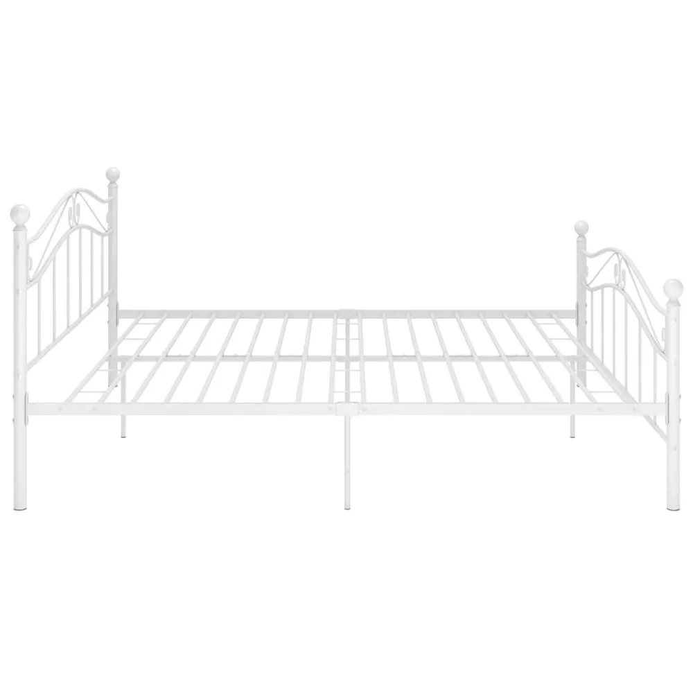 Estrutura de cama metálico 160x200 cm branco