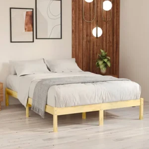 Estrutura de cama super king 180x200 cm madeira maciç