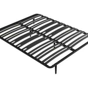 Sommier estrado ripas de 140x190 cm, 15 ripas 3 zonas com pés preto - CERRISI