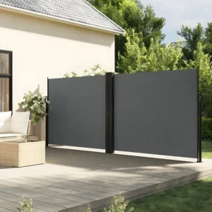Toldo lateral retrátil 180x1000 cm antracite Clicnbuy