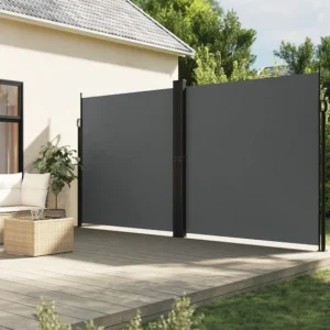 Toldo lateral retrátil 200x1000 cm antracite Clicnbuy