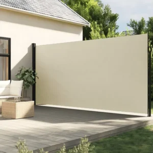 Toldo lateral retrátil 220x500 cm cor creme Clicnbuy