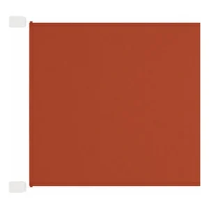 Toldo vertical 100x1200 cm tecido oxford cor terracota Clicnbuy