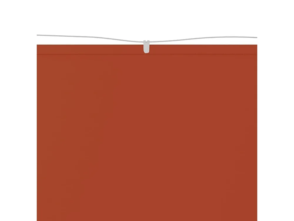Toldo vertical 100x1200 cm tecido oxford cor terracota Clicnbuy