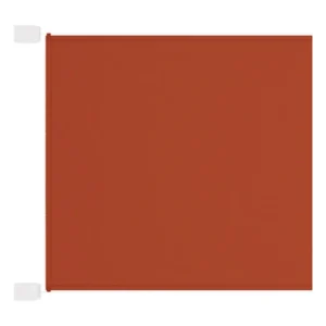 Toldo vertical 100x800 cm tecido oxford cor terracota Clicnbuy