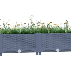 Canteiro elevado 80x40x23 cm polipropileno Clicnbuy