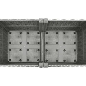 Canteiro elevado 80x40x38 cm polipropileno Clicnbuy