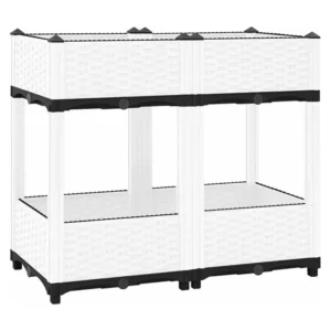 Canteiro elevado 80x40x71 cm polipropileno Clicnbuy