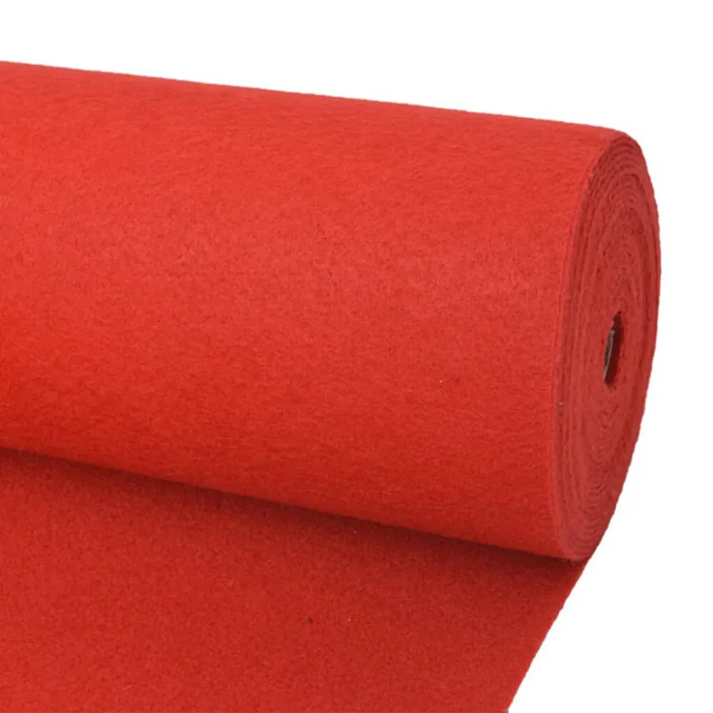 Carpete lisa para eventos 1x12 m vermelho Resistente Manchas