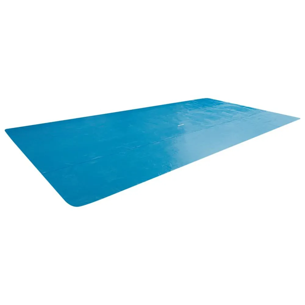 Intex Cobertura para piscina solar 476x234 cm polietileno azul para Skimmers e Ralos