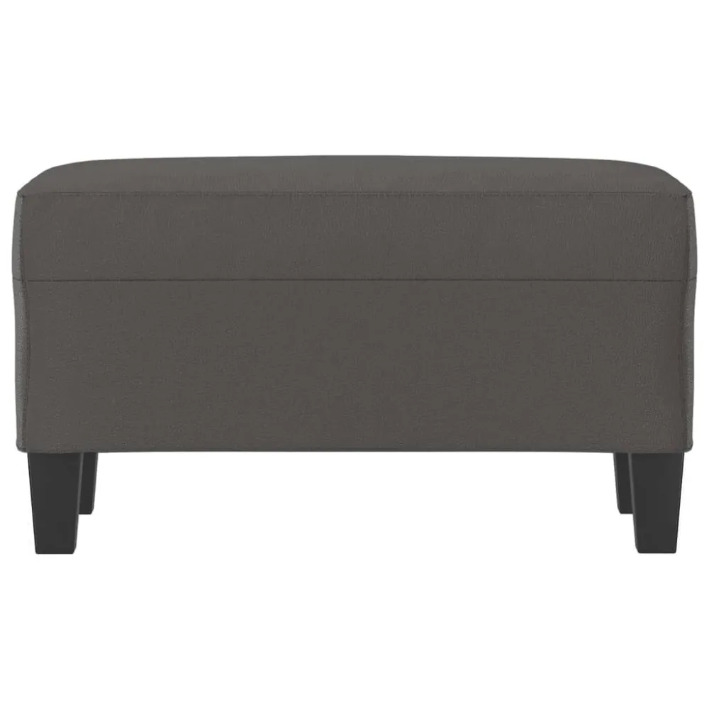 Banco 70x35x41 cm couro artificial cinza Fácil de Colocar e Retirar