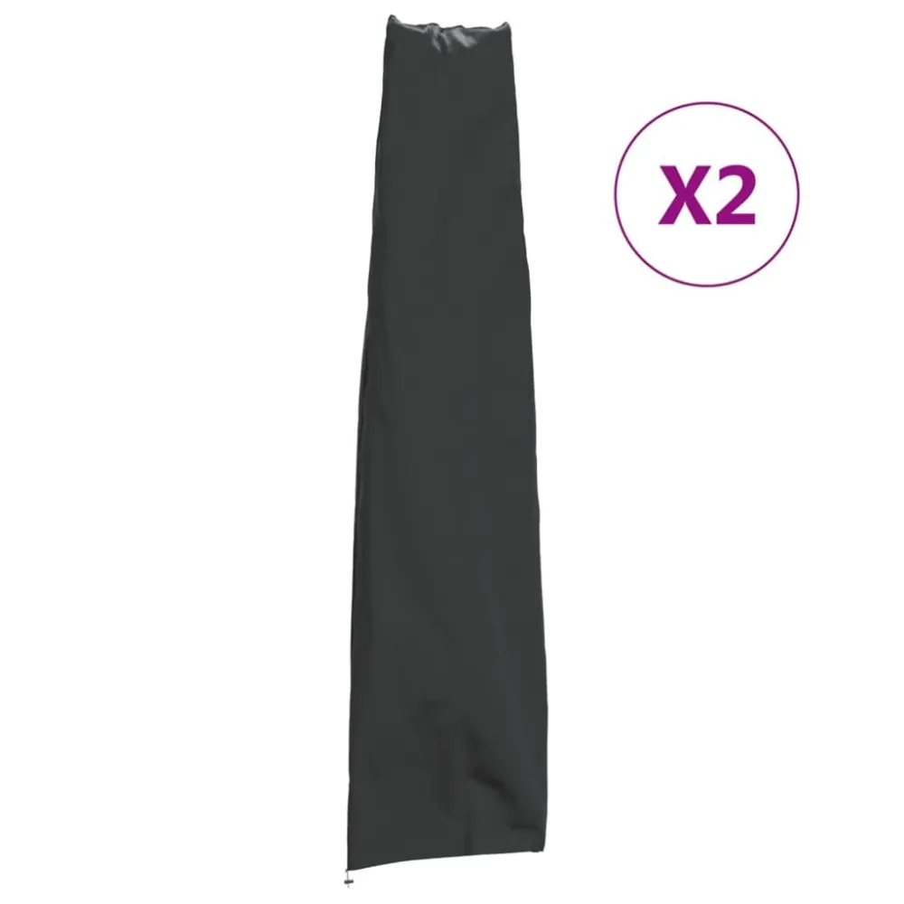 Capas para guarda-sol de jardim 2 pcs 190x50/30 cm oxford 420D em Material à Prova de Mofo