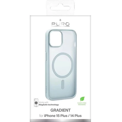 Capa Protetora para Capa Puro Transição de cor em TPU para iPhone 15 Plus - Verde