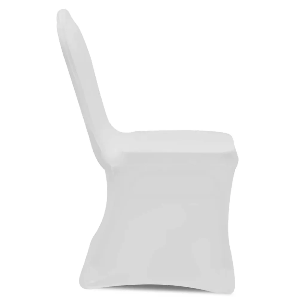 Premium Impermeável Capa extensível para cadeira 4 pcs branco