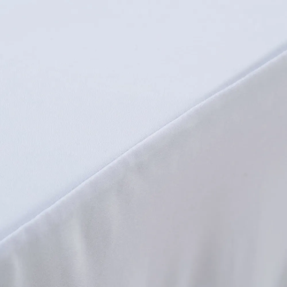 Capa extensível para mesa com camilha 2 pcs 243x76x74 cm branco para Conjuntos de Jardim