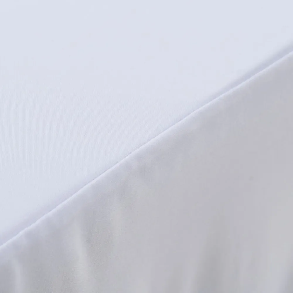 Capa extensível para mesa com camilha 2 pcs 120x60,5x74cm branco (Tamanho XL)