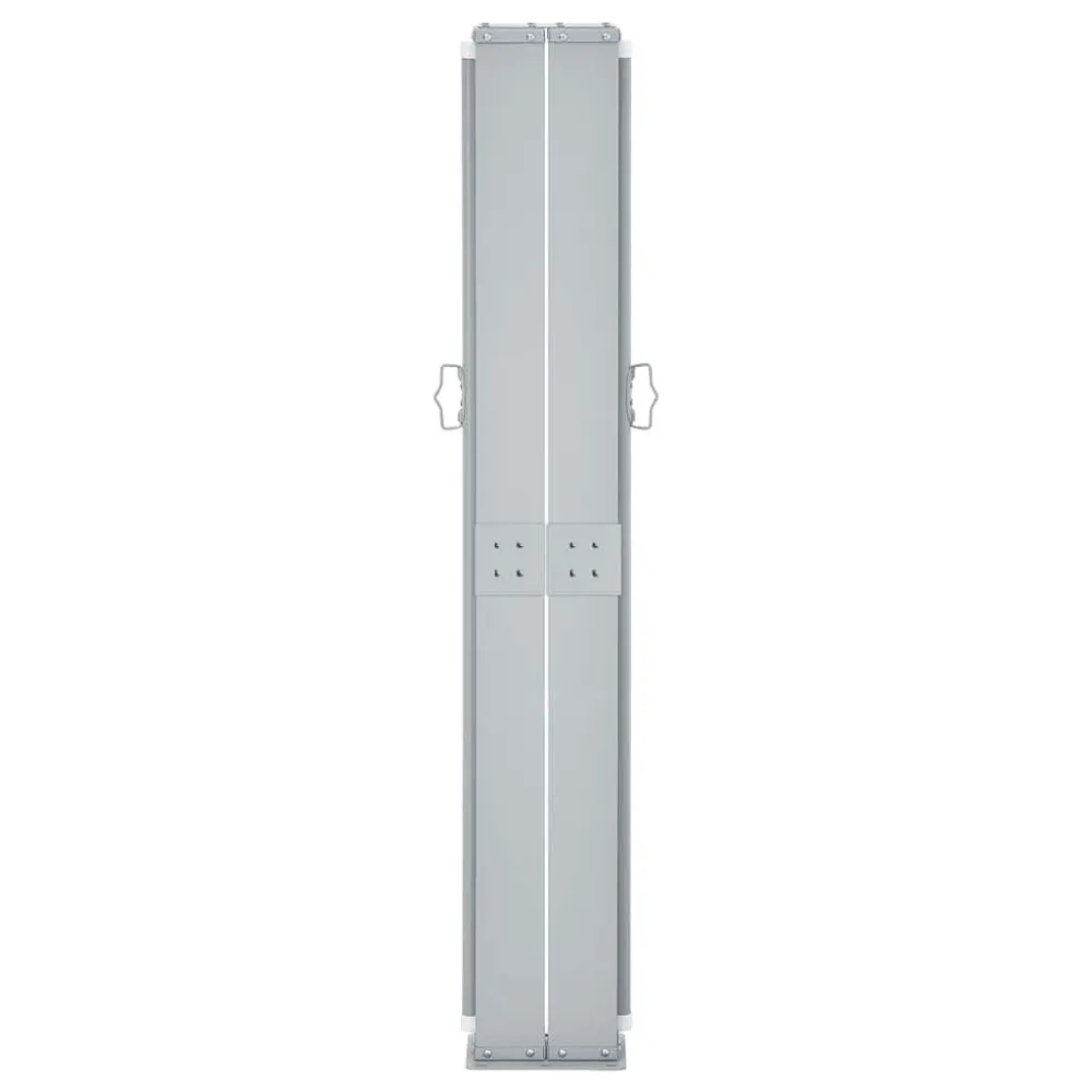 Toldo lateral retrátil duplo para pátio 170x600 cm creme para Guardar no Inverno