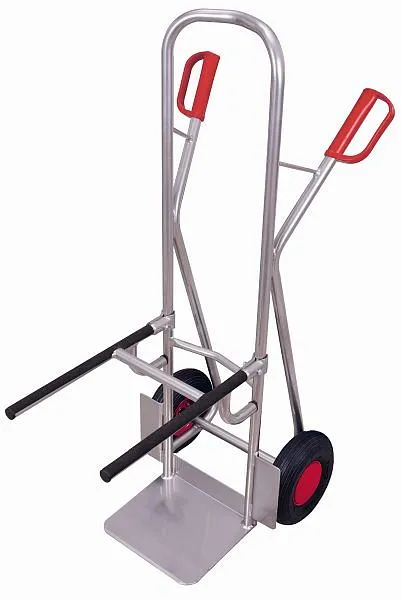 Carrinho para cadeira de alumínio VARIOfit, dimensões externas: 570 x 795 x 1.305 mm (LxPxA), ap-710.058