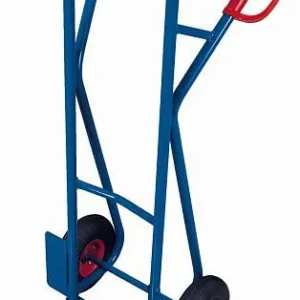 Carrinho tubular de ço VARIOfit com pá dobrável, dimensões externas: 570 x 545 x 1.300 mm (LxPxA), sk-710.215