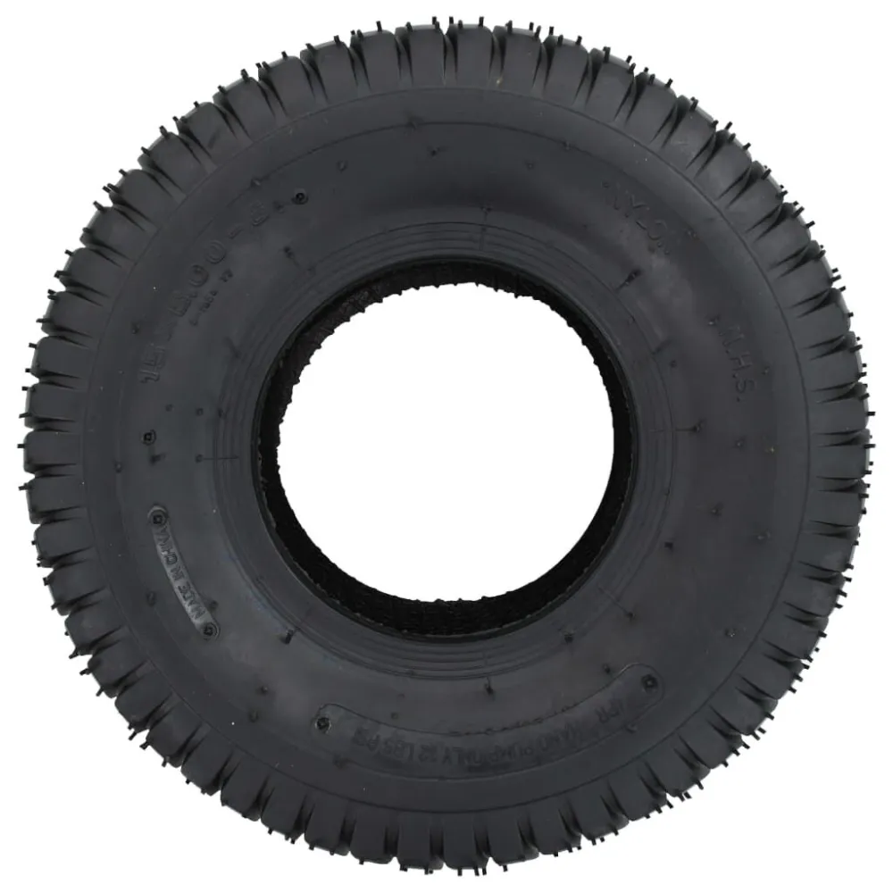 Pneus para carrinho de mão 2 pcs 15x6.00-6 4PR borracha