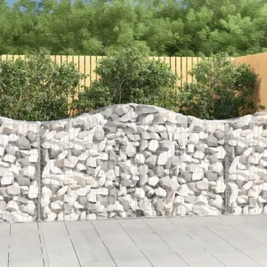 Cabide para Secar Cestos gabião arqueados 40 peças 200x50x100/120 ferro galvanizado