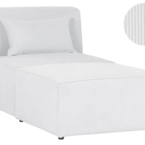 Chaise-longue em bombazine branco porco LEMVIG