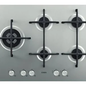 Placa Gás AEG HG755521UM | Gás Butano/Propano | 74.5 cm | 5 Zonas | ço inoxidável