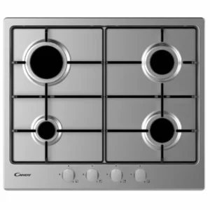 Placa Gás Candy Idea CHW6BRX | Gás Genuíno | 59.5 cm | 4 Zonas | ço inoxidável