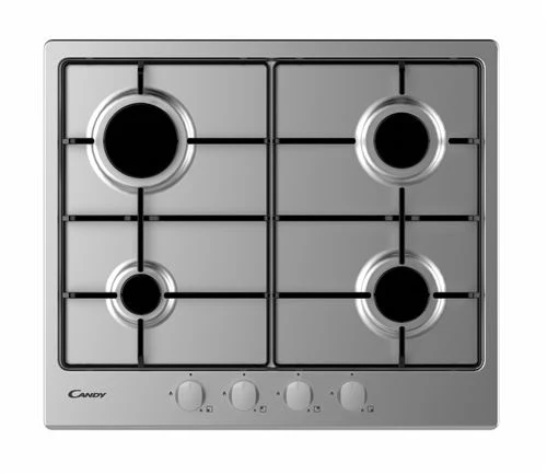 Placa Gás Candy Idea CHW6BRX | Gás Genuíno | 59.5 cm | 4 Zonas | ço inoxidável