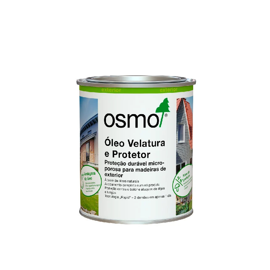 Suporte para Livros Óleo Cinzento Pérola Velatura para Aplicação Exterior Osmo 750ml - Ref. 906