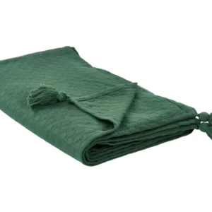 Cobertor Leve Colcha LINDULA Algodão 150 x 200 cm Verde